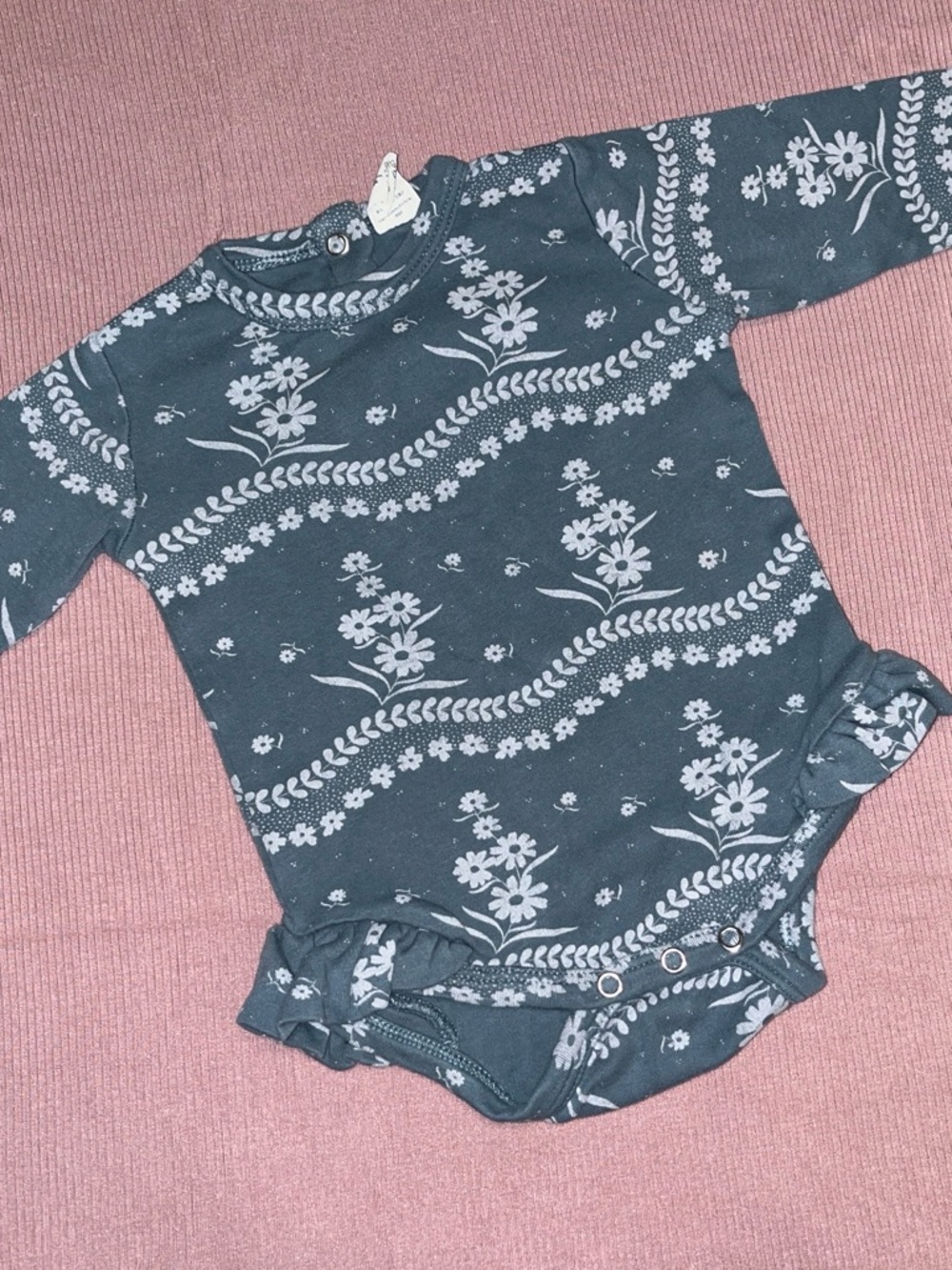 Kate Quinn leg ruffle bodysuit
